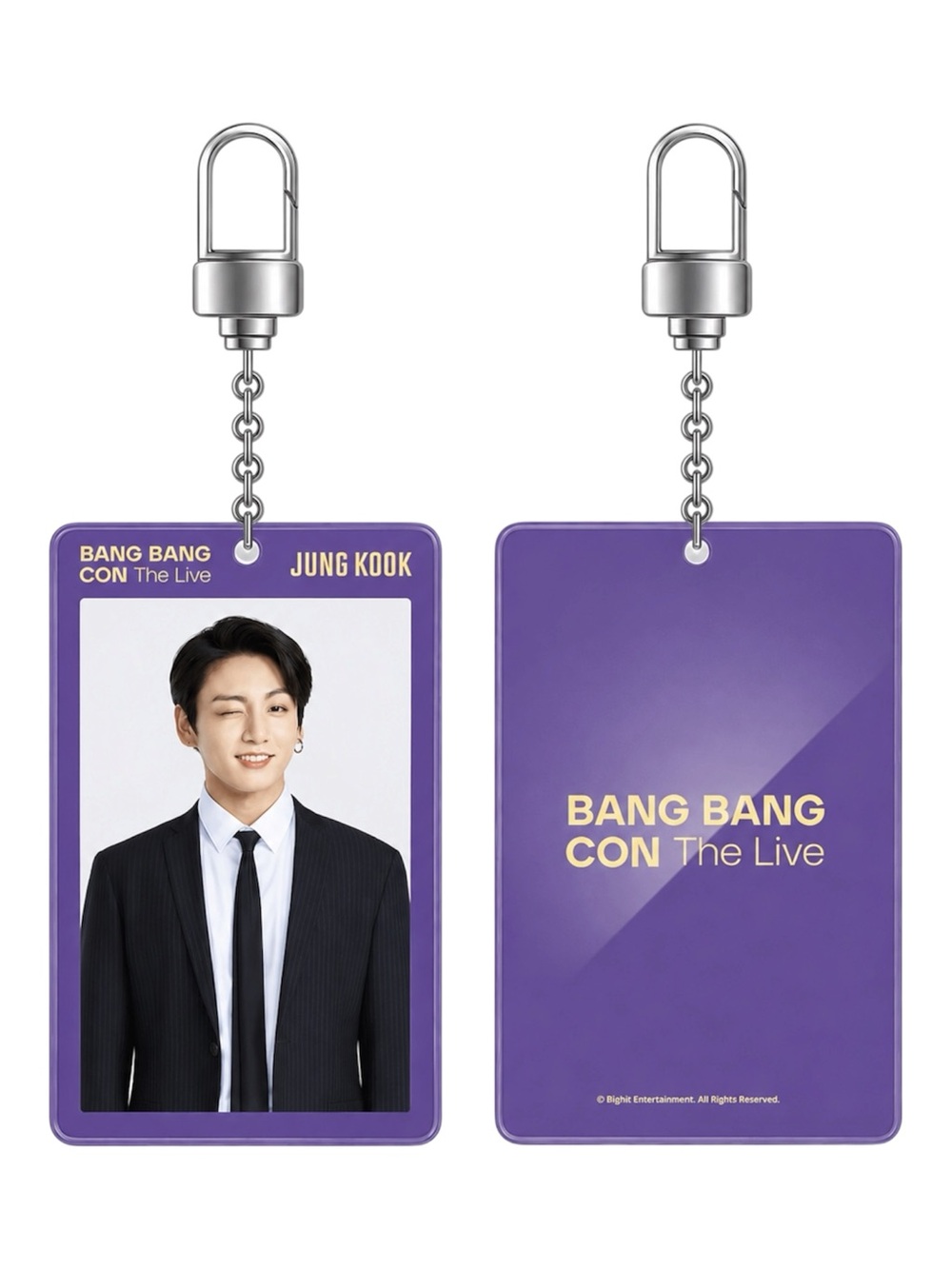 BTS BANG BANG CON: JUNG KOOK LENTICULAR KEYRING - BRAND NEW